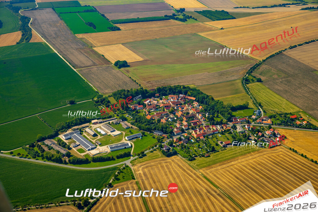 Luftaufnahme Neckeroda Blankenhain - Die Luftaufnahme wurde 2025 vom UL-Flugzeug heraus erstellt ( ohne Drohne ) - Hochauflösende Luftaufnahme - für professionelle Ausdrucke geeignet. Die Geschenkidee !Mit Lizenz und Bildrechte bestellbar