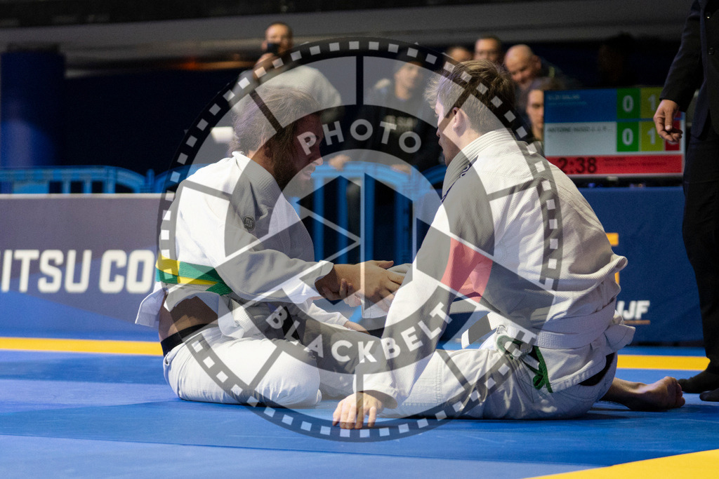 20240119PBB0954 | Fighters compete during the IBJJF European Championship in Paris, France, on January 19, 2024.