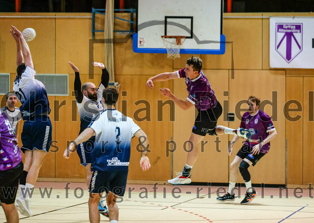 2023-11-11_031_SpVgg_Altenerding_gegen_HC_Donau-Paar | Erding, Deutschland, 11.11.2023:
Handball, Bezirksoberliga Männer 2023 / 2024, 7. Spieltag, SpVgg Altenerding gegen HC Donau/Paar, Endergebnis: 44:32

+a39+

Foto: Christian Riedel / fotografie-riedel.net