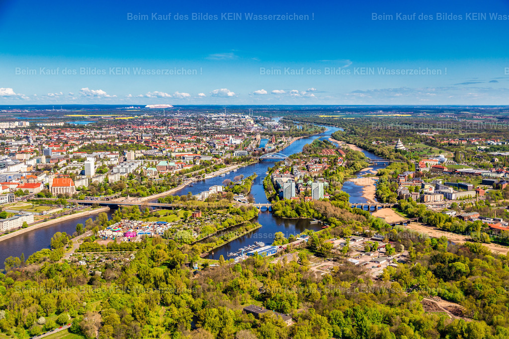 Magdeburg Elbe Zollhafen Werder-6150 | Magdeburg mit Elbe und Zollhafen Insel Werder - Realizado com Pictrs.com