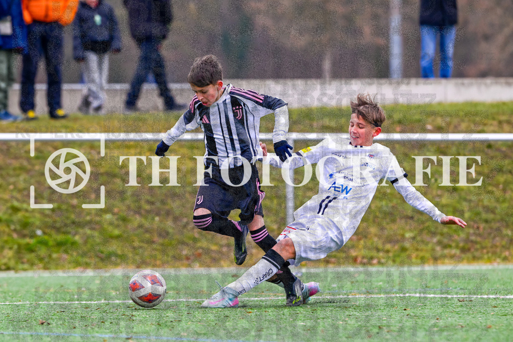 GER, Juventus - FC Aarau,  Fussball, PS-Immo-Cup 2026,U13 Feldturnier, 18.01.2026 | Juventus, FCA