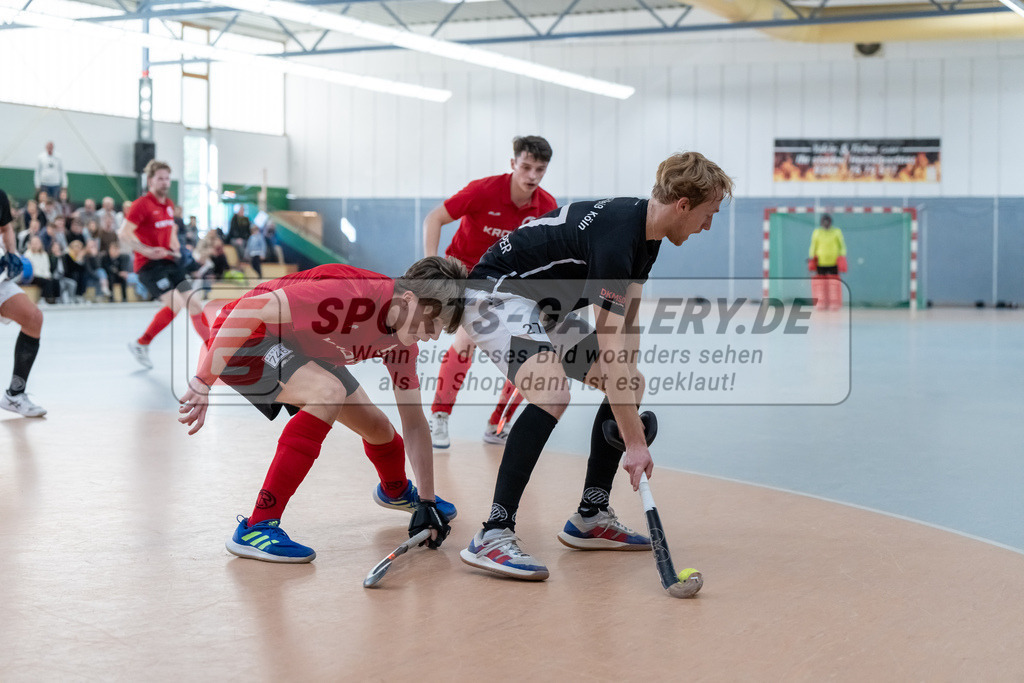 HK_20250202_102325 | 2. Bundesliga Halle Herren Club Raffelberg - Schwarz Weiss Köln am 2.2.2025 Halle am Raffelberg, Duisburg ,