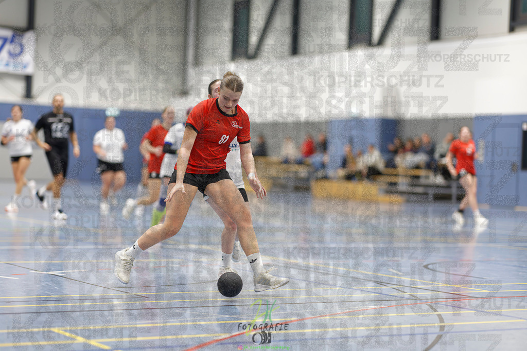 Frauen 2. Bezirksklasse; SG Rechtenbach - HSG Linden II | Frauen 2. Bezirksklasse; SG Rechtenbach - HSG Linden II am 16.11.2025 in Rechtenbach (Sporthalle Rechtenbach)Photo © 2025 - Jörg Heinrich - Realisiert mit Pictrs.com