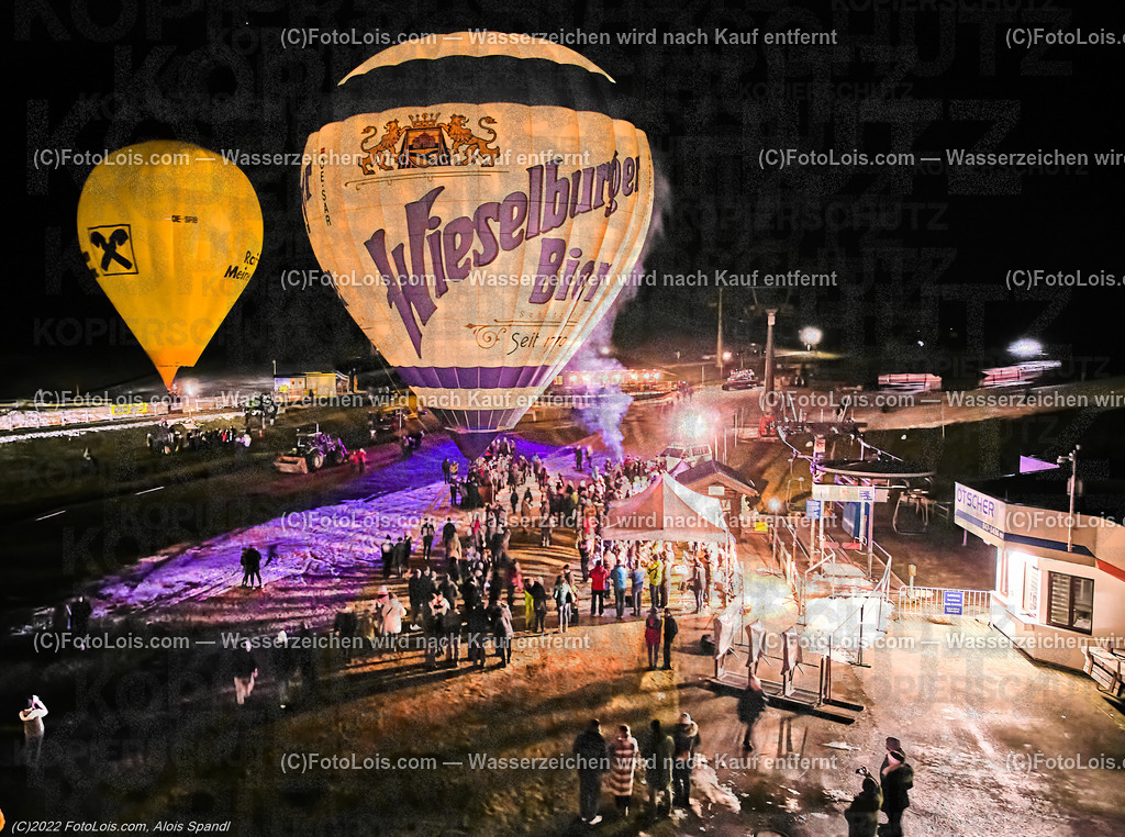 0344_Luftbild_Nacht der Ballone_Lackenhof | (C)FotoLois.com, Alois Spandl, Luftbild, 'Nacht der Ballone' des Ballonclub ÖTSCHERLAND in Lackenhof/Weitental, gemeinsame Veranstaltung mit Tourismusverband ÖTSCHER, Mi 28. Dezember 2022.