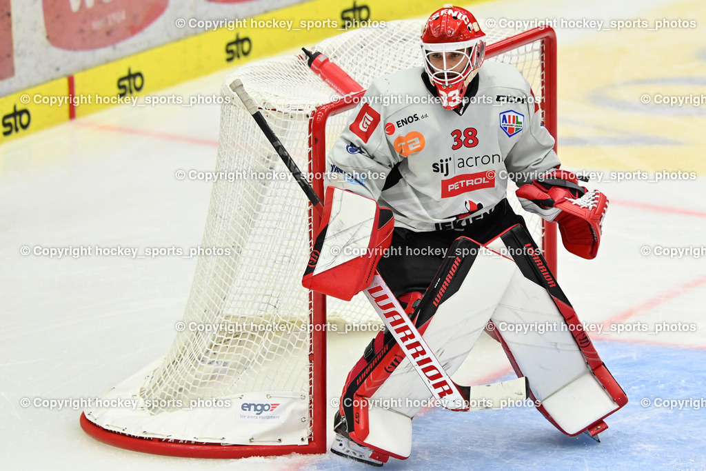 EC IDM Wärmepumpen VSV vs. HDD Jesenice | #38 Us Zan HDD Jesenice, EC IDM Wärmepumpen VSV vs. HDD Jesenice, EC IDM Wärmepumpen VSV vs. HDD Jesenice am 08.09.2024 in Villach (Stadthalle Villach), Austria, (Photo by Bernd Stefan)