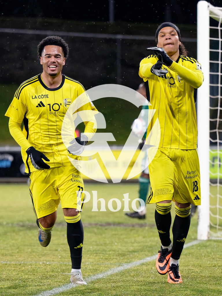 dieci Challenge League - FC Stade Nyonnais v Etoile Carouge FC |  during the dieci Challenge League match between FC Stade Nyonnais and Etoile Carouge FC at Centre sportif de Colovray in Nyon, Switzerland