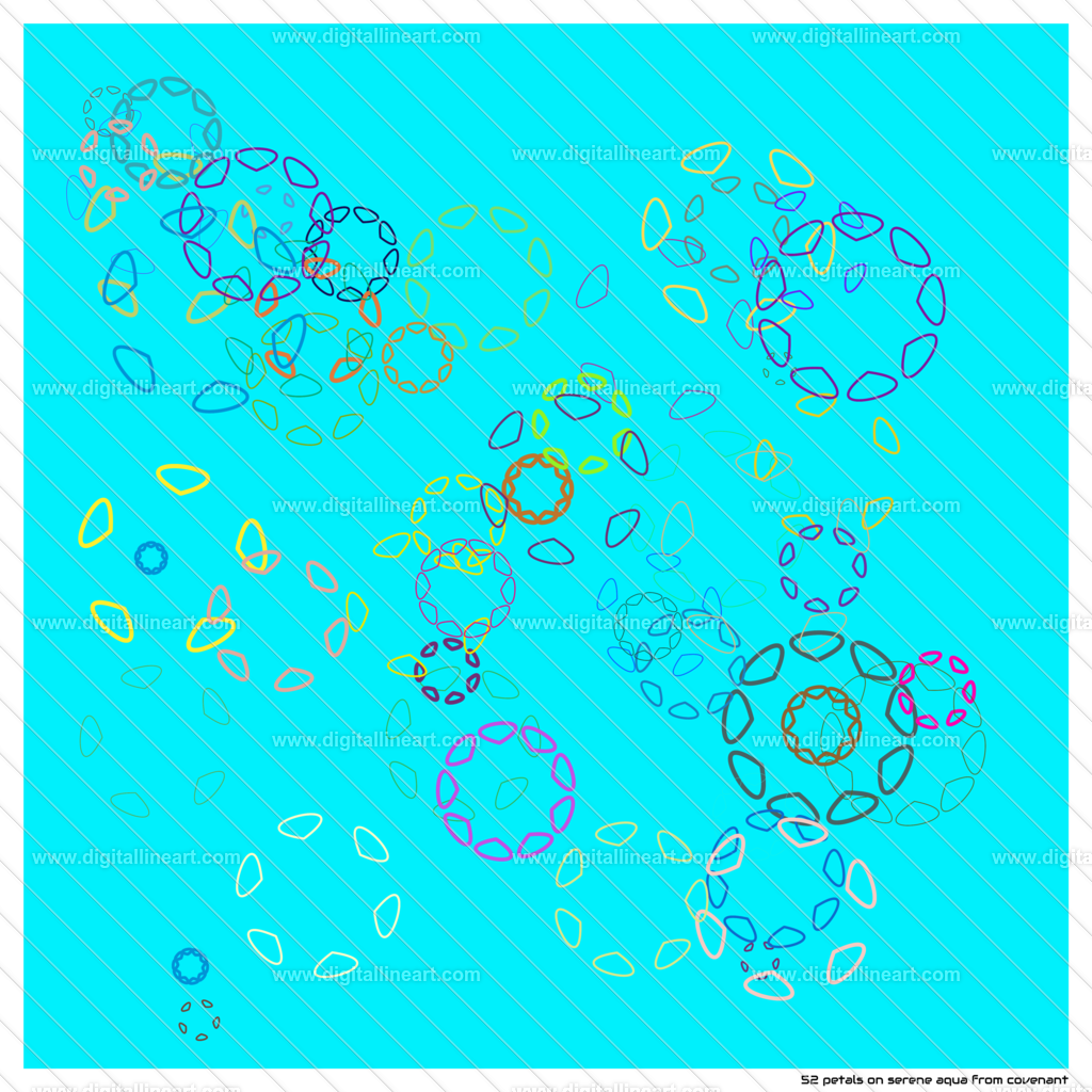52-petals-serene-aqua-from-covenant | digitallineart - Realisiert mit Pictrs.com