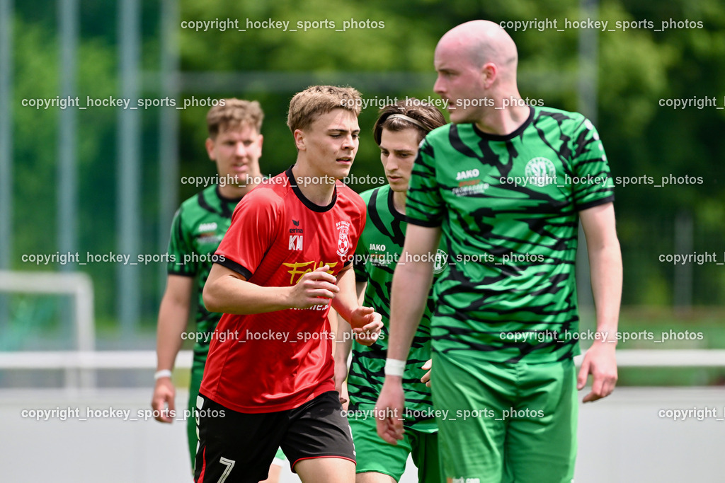 SC Landskron vs. SV Falle Maria Gail | #7 Jonas Reithofer SV Maria Gail, #17 Christian Wilpernig SC Landskron, SC Landskron vs. SV Falle Maria Gail, SC Landskron vs. SV Falle Maria Gail am 17.05.2026 in Villach (Sportanlage Landskron), Austria, (Photo by Bernd Stefan)