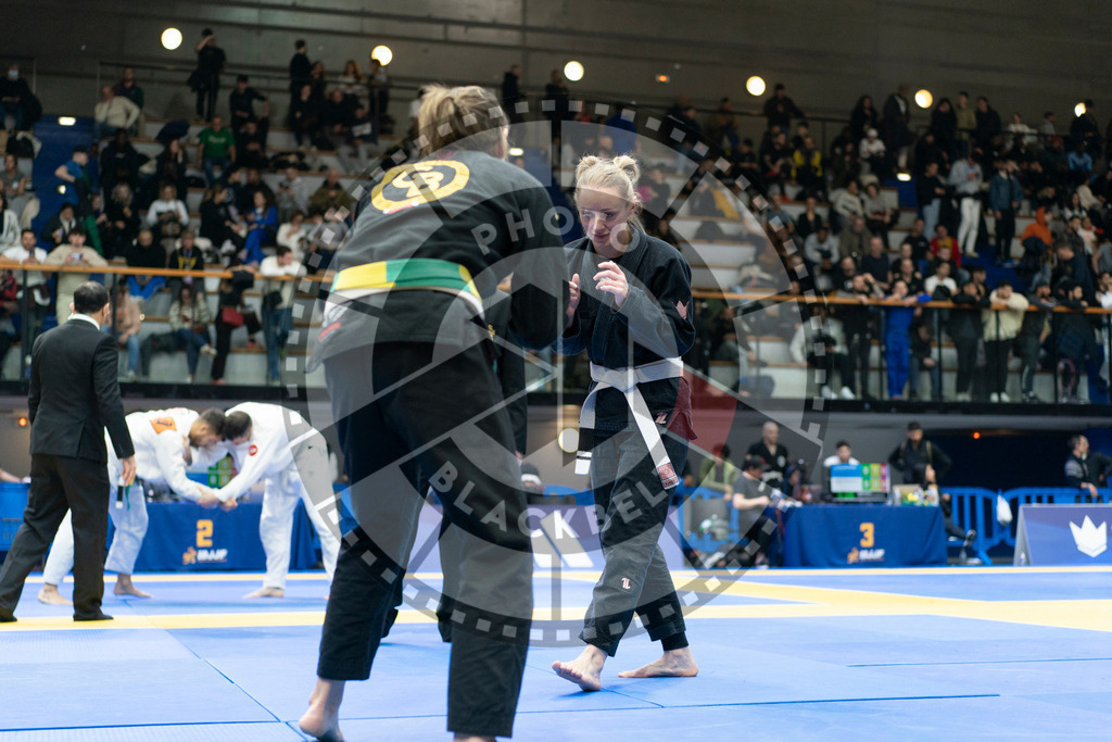 20240119PBB2595 | Fighters compete during the IBJJF European Championship in Paris, France, on January 19, 2024.