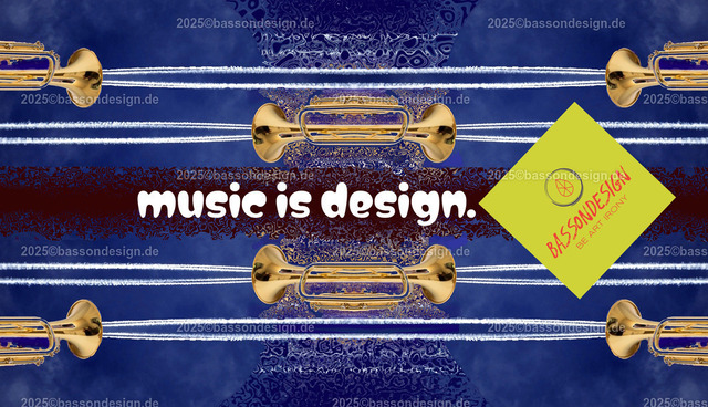 PLAKATE Music Irony to be | Musikinstrumente zeigen Partnerschaft - Realisiert mit Pictrs.com