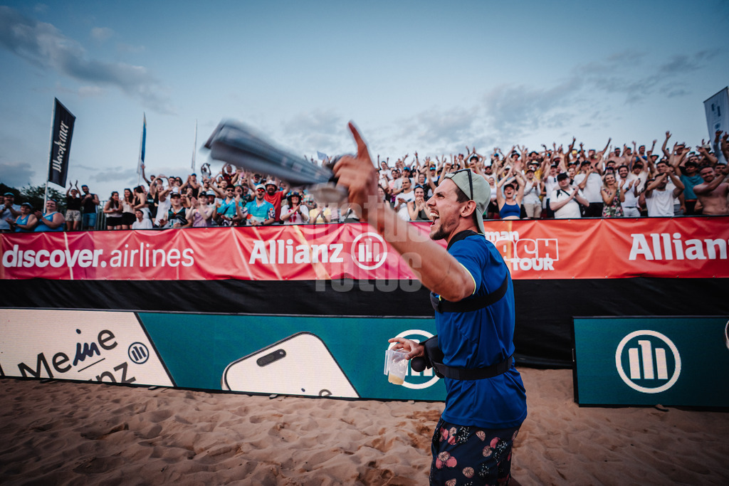 Beachvolleyball | Männer | Allianz German Beach Tour 2025 | Tourstop München | 05.07.2025 | Bennet Poniewaz