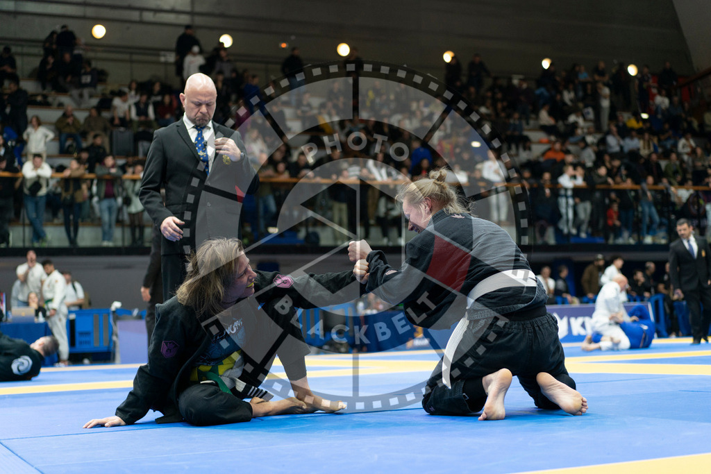 20240119PBB2688 | Fighters compete during the IBJJF European Championship in Paris, France, on January 19, 2024.