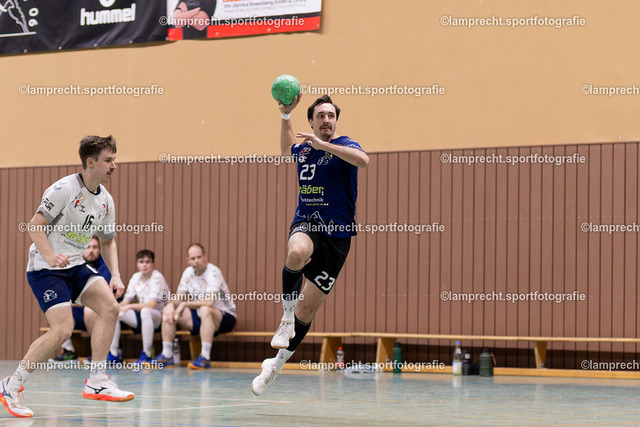 Handball I Herren I Saison 2025-2026 I SHSE Manfred-Frank-Pokal I Viertelfinale I HSG Kalkberg 06 II - HSG Kalkberg 06 023 | Mattis Ole Mielau (23, HSG Kalkberg 06) - Realisiert mit Pictrs.com