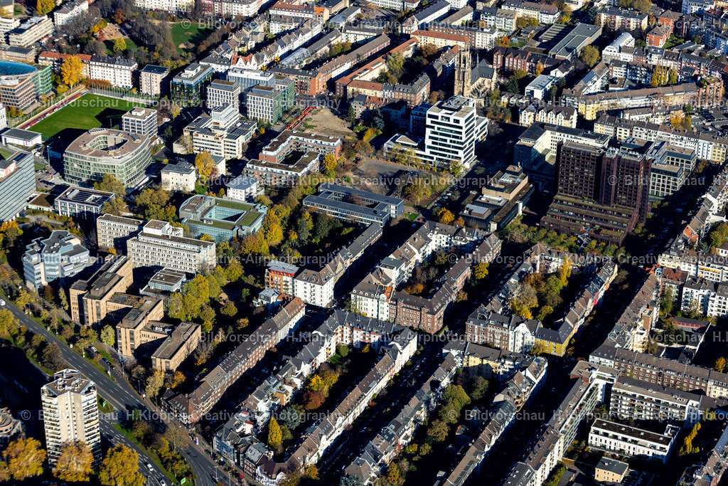 luftbild-duesseldorf-derendorf-stadtbezirk1-roßstraße-juedische-gemeinde-8891 | Luftbildfotografie Hermann Klöpper - Realisiert mit Pictrs.com