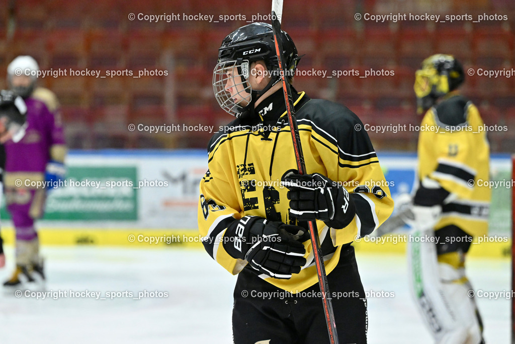 EC Kellerberg vs. EC Arnoldstein | #83 Reithofer Jonas EC Arnoldstein, EC Kellerberg vs. EC Arnoldstein, EC Kellerberg vs. EC Arnoldstein am 03.02.2025 in Villach (Stadthalle Villach), Austria, (Photo by Bernd Stefan)