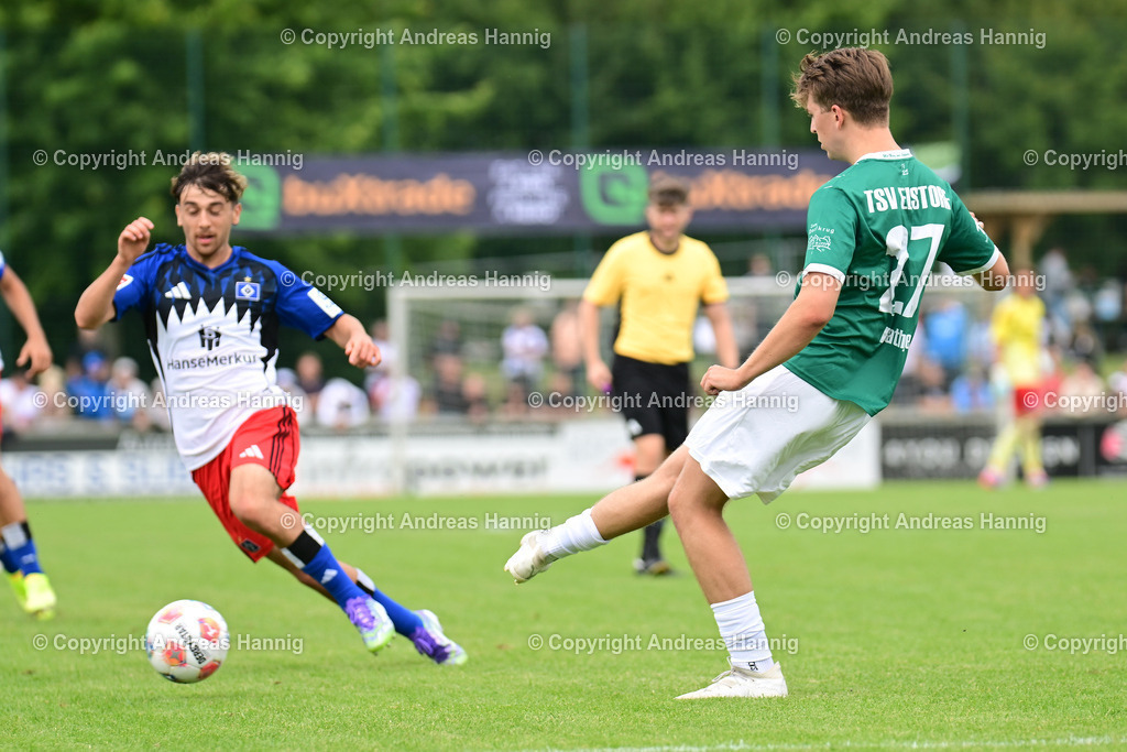 Fußball I Herren I Testspiel  I TSV Elstorf - Hamburger SV I 5.7.2025 | a-hannig - Realisiert mit Pictrs.com