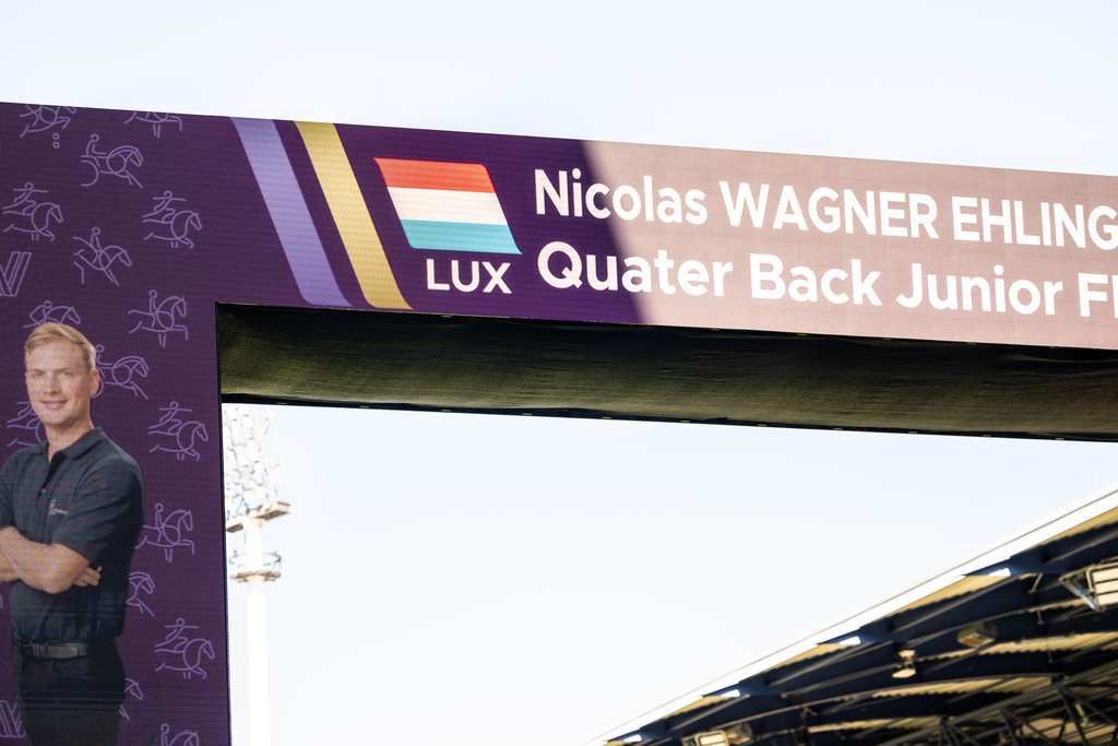 FEI World Championships | Nicolas Wagner Ehlinger (LUX) and Quater Back Junior during the Grand Prix de Dressage at Aachen 2026 - FEI World Championships - Realisiert mit Pictrs.com