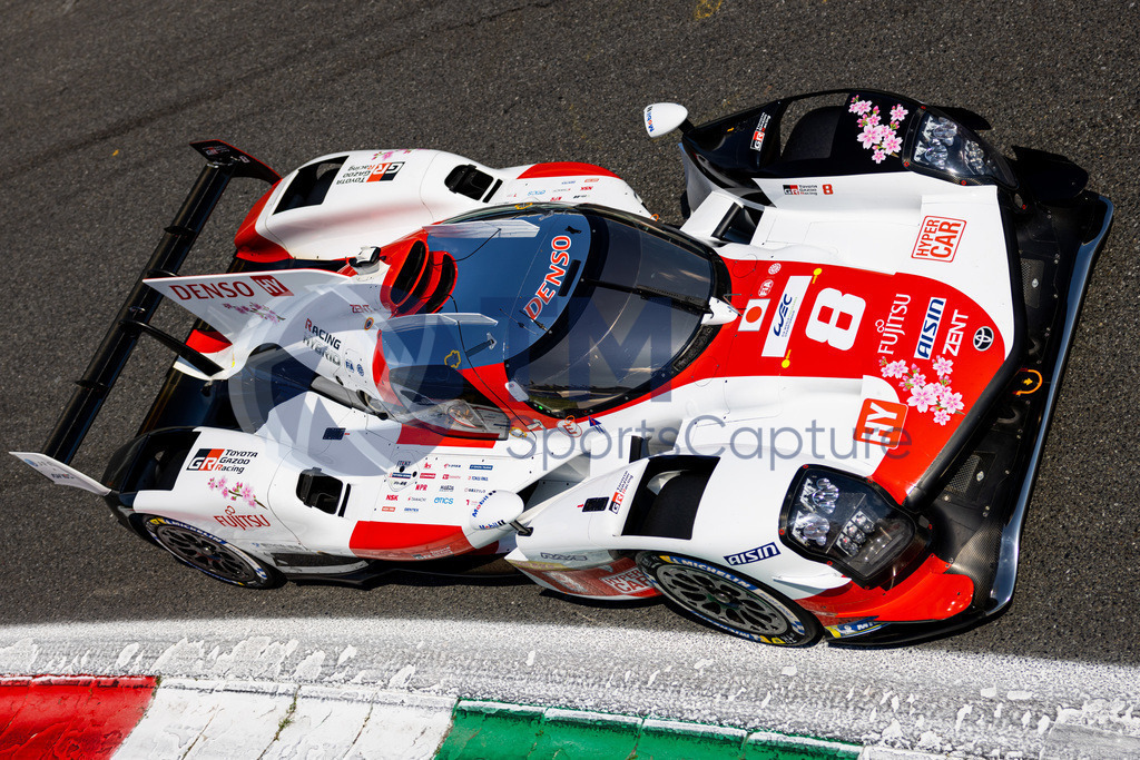 Trainproduction-20230708-0158 | MONZA,ITALY,08.Jul.23 - MOTORSPORTS - WEC, FIA World Endurance Championships, 6h of Monza, Autodromo Monza. Image shows Sebastien Buemi (SUI), Brendon Hartley (NZL) and Ryo Hirakawa (JPN/ Toyota Gazoo Racing). Photo: Trainproduction / Matthias Trinkl