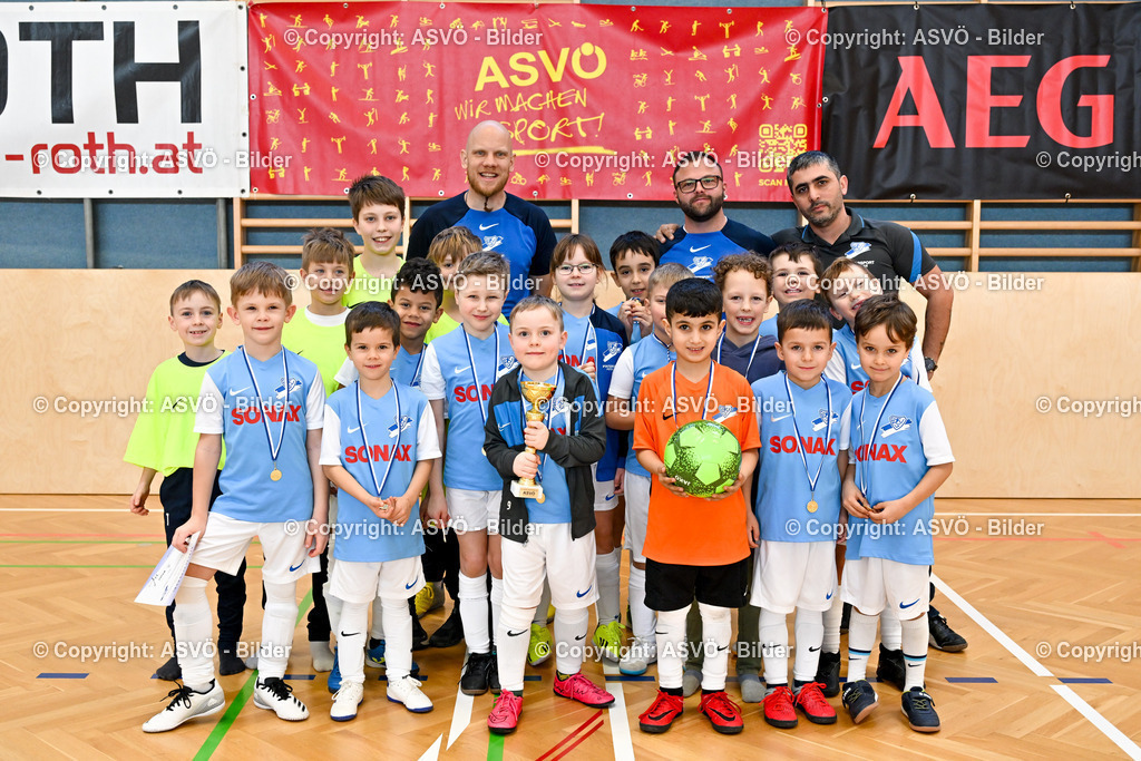 ASVÖ_ Fussballturnier SV Gallneukirchen_ 08.02.2025-145 | 08.02.2025, Gallneukirchen, AUT, ASVÖ, Fussball Nachwuchs Hallenturnier 2025, SV Gallneukirchen im Bild Teilnehmer U 7©Harald Dostal / fodo.media - Realisiert mit Pictrs.com