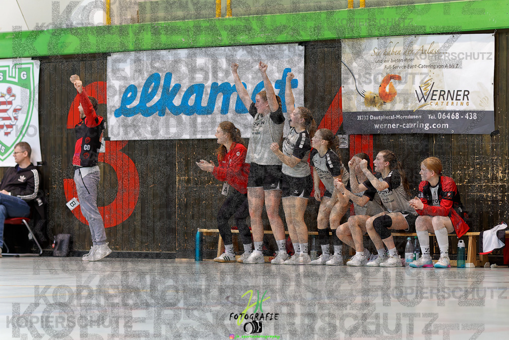 Hessenmeisterschaft wJC - Spiel um Platz 3; TuS Kriftel - SG Schenklengsfeld | Hessenmeisterschaft wJC - Spiel um Platz 3; TuS Kriftel - SG Schenklengsfeld am 22.03.2025 in Biedenkopf (Sporthalle Lahntalschule)Photo © 2025 - Jörg Heinrich - Realisiert mit Pictrs.com