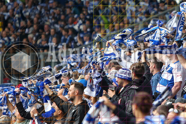 MSV Duisburg vs VfB Stuttgart II - 3. Liga | Duisburg, Deutschland, 02.08.25:   die Fans des MSV Duisburgwaehrend des Spiels der 3. Liga MSV Duisburg vs VfB Stuttgart II in der schauinsland-reisen-arena(Foto von Brauer-Fotoagentur / Adrian Schlueter)