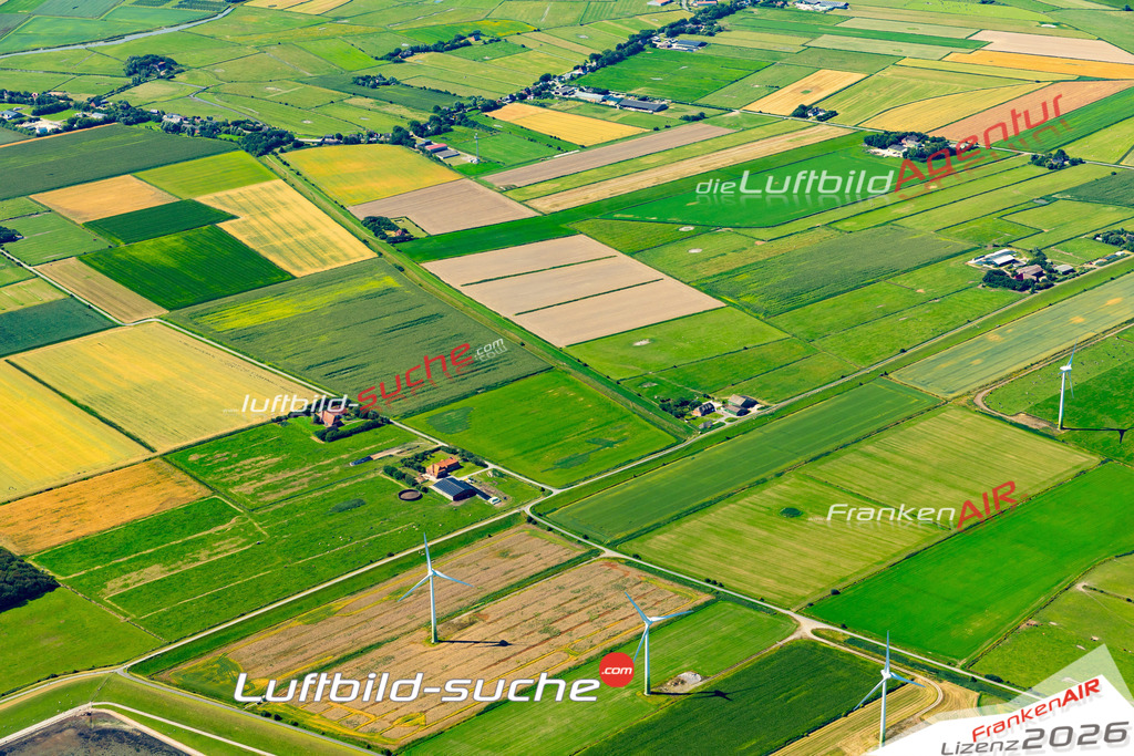 Die Luftaufnahme Tammensiel - Pellworm wurde 2022 vom Flugzeug aus (keine Drohne) erstellt. Hohe Auflösung -für große Poster und Wandbilder geeignet - Garantiert!