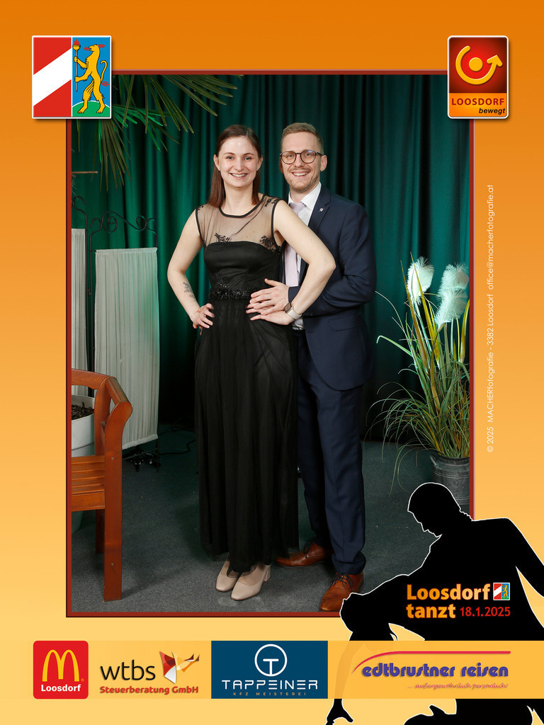 LoosdorfTanzt25_8681 | Ballfotografie - Loosdorf tanzt am 18.01.2025 in der Losensteinhalle LOOSDORF. Vielen Dank den Sponsoren:Edtbrustner Reisen /wtbs Steuerberatung /Autohaus Tappeiner/McDonalds Loosdorf