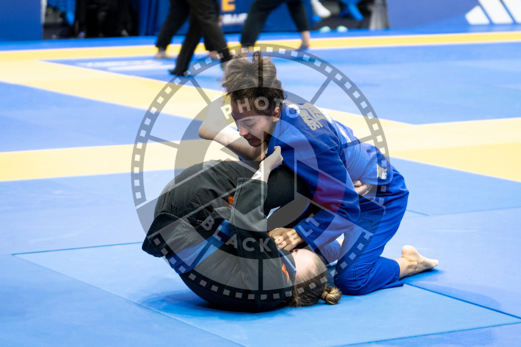 20240121PBB5000 | Fighters compete during the second day of the IBJJF European Championship in Paris, France, on January 21, 2024.