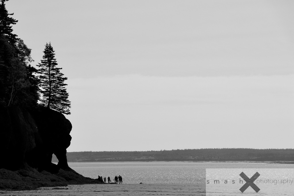 A Day off 02 B/W | Hopewell-Rocks, New Brunswick (Canada/Kanada)
