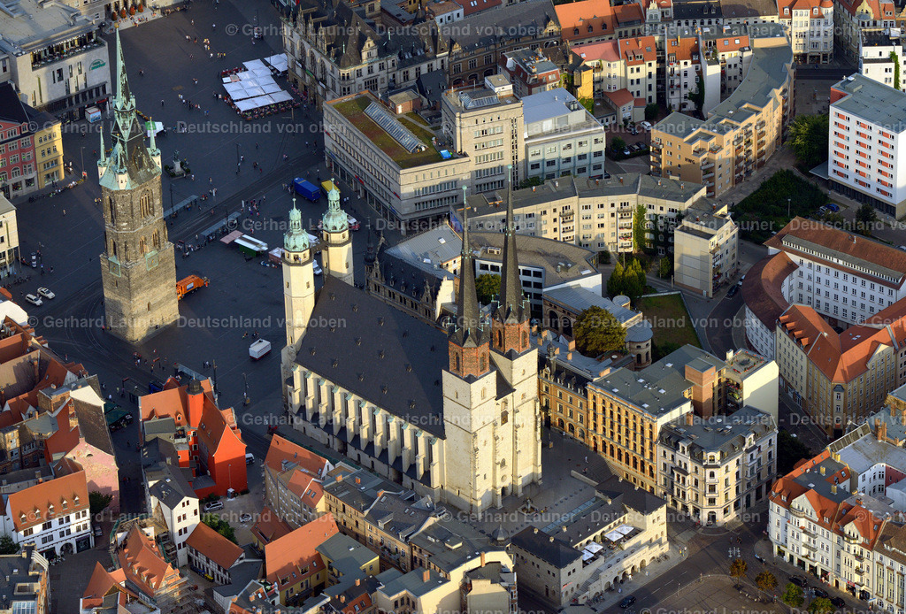 3293969 | Marienkirche, Roter Turm und Hallplatz, Halle/Saale