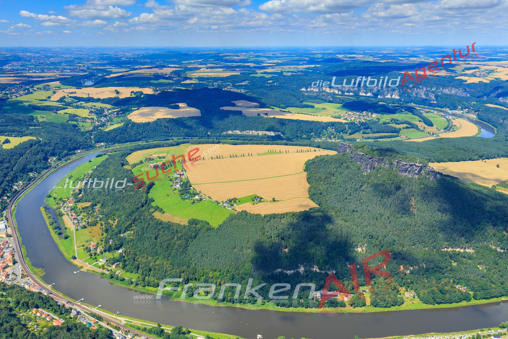 Luftbild von  Koenigstein - Luftaufnahme wurde 2016 von https://frankenair.de mittels Flugzeug (keine Drohne) erstellt - die Geschenkidee