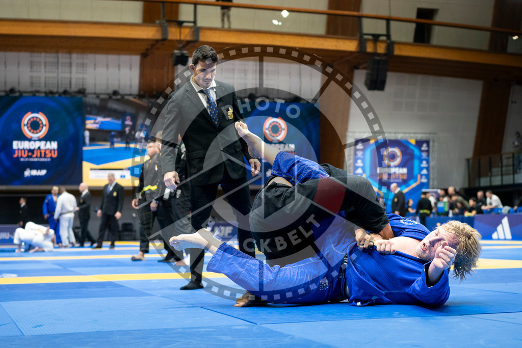 20240126PBB0198 | Fighters compete during the Brazilian Jiu-Jitsu European Championship of the IBJJF in Paris, France, on January 26, 2024.