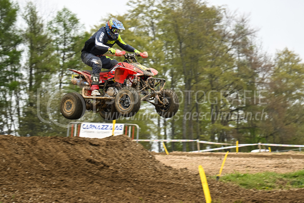 Motocross Schlatt bei Winterthur - 30. April 2023 | #181 Zienecker Thomas aus Klosterlechfeld (DE) auf Honda in der Kategorie Quad am Motocross Schlatt bei Winterthur, 30. April 2023. 
Instagram: @mx_schlatt | @mc_wila | @sam_schweiz
Bild: Sportfotografie Markus Aeschimann | www.markus-aeschimann.ch - Realisiert mit Pictrs.com