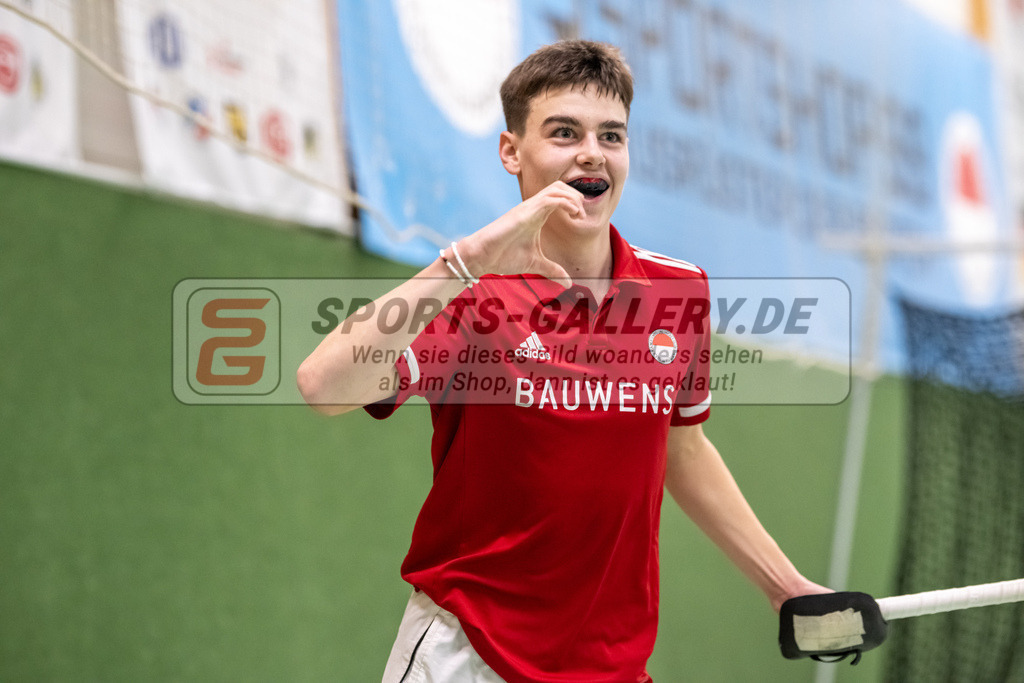 SFE_20230305_0097 | Deutsche Meisterschaft Männliche U16 Halle 2023 am 05.03.2023 in Köln (KTHC Stadion Rot-Weiss Köln Tennis and Hockey Club), Photo: Stephan Fehrmann 2022 (Sports-Gallery)
