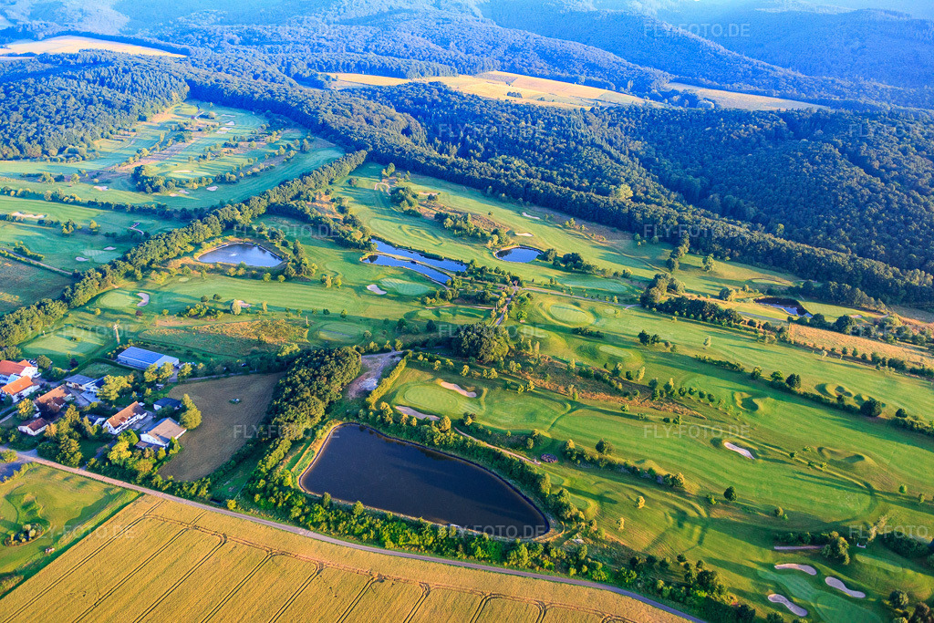 Luftbild: Golfplatz des Golfclub am Donnersberg e.V. in Imsbach im Bundesland Rheinland-Pfalz in Deutschland. Foto: IMG_091258.jpg vom 07.07.2016 durch Werner Riehm/FLY-FOTO.deGC Donnersberg - Golfclub am Donnersberg