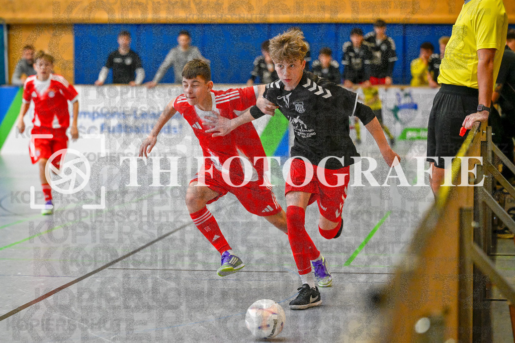 GER, FC Bayern - FVLB, Fussball, U14 Hallenturnier, PS-Immo-Cup 2026, 18.01.2026 | FC Bayern - FVLB