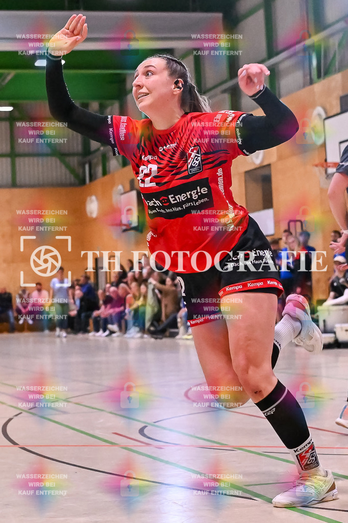 GER, SG Maulburg/Steinen - HB Kinzigtal, Handball, Suedbadenliga, 22. Spieltag, Saison 2023/2024, 27.04.2024 | Maike Hartmann (SG Maulburg/Steinen, #22)

GER, SG Maulburg/Steinen - HB Kinzigtal, Handball, Suedbadenliga, 22. Spieltag, Saison 2023/2024, 27.04.2024

Foto: TH Fotografie/Thomas Hess