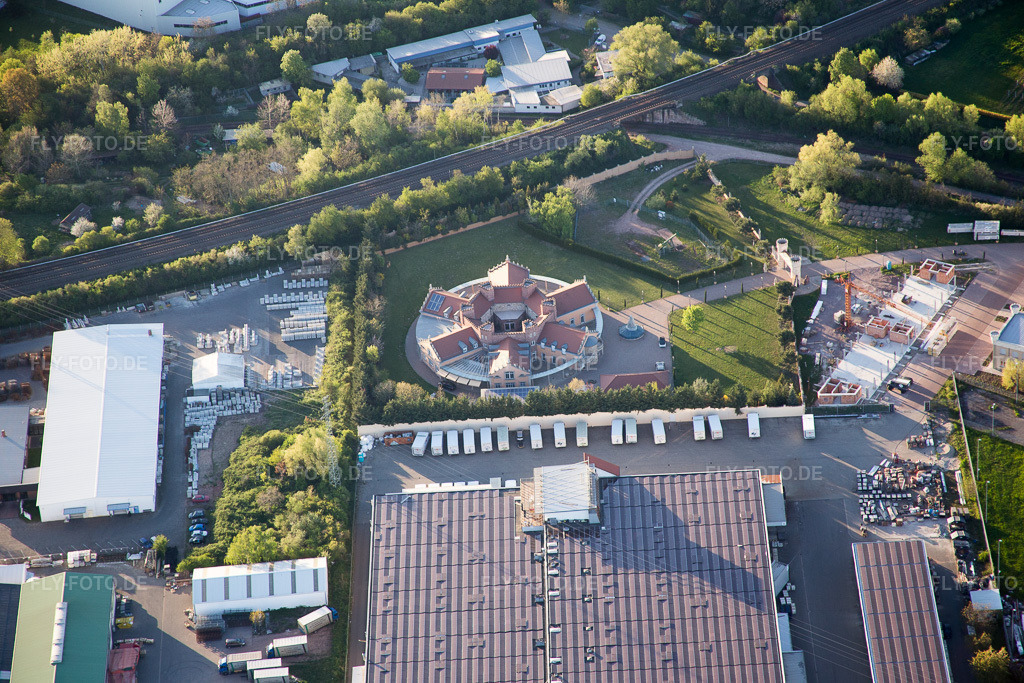 Luftbild: Industriegebiet Nord in Landau in der Pfalz im Bundesland Rheinland-Pfalz in Deutschland. Foto: IMG_077459.jpg vom 21.04.2015 durch Werner Riehm/FLY-FOTO.de