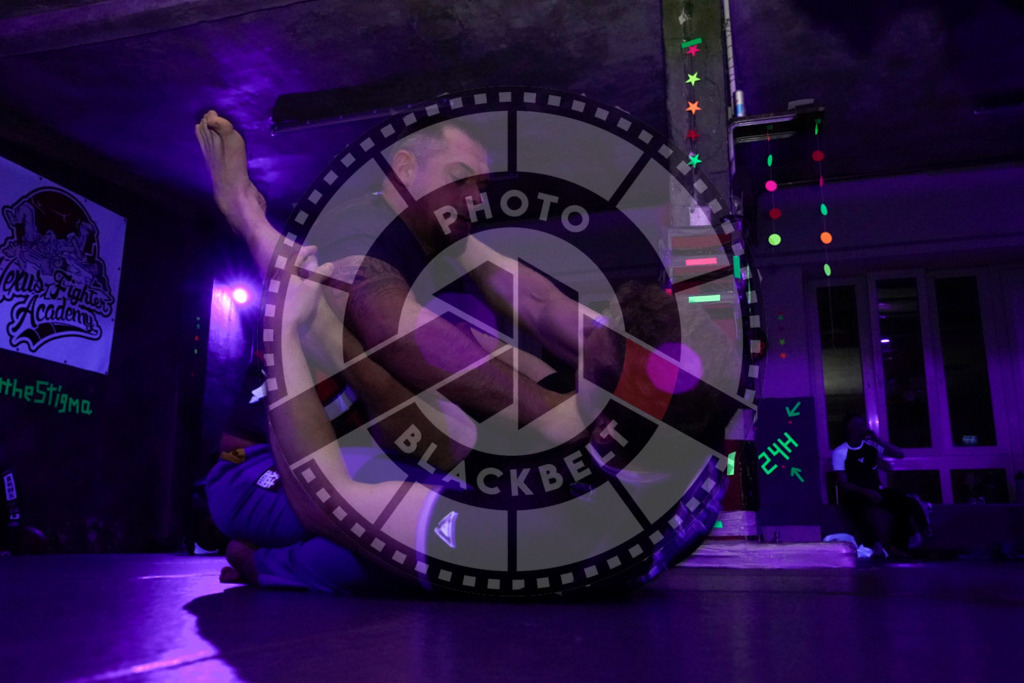 20240413PBB7797 | Fighters compete during the Grapplethon 24hours of rolling for a reason in Hamburg, Germany, on April 13, 2024.