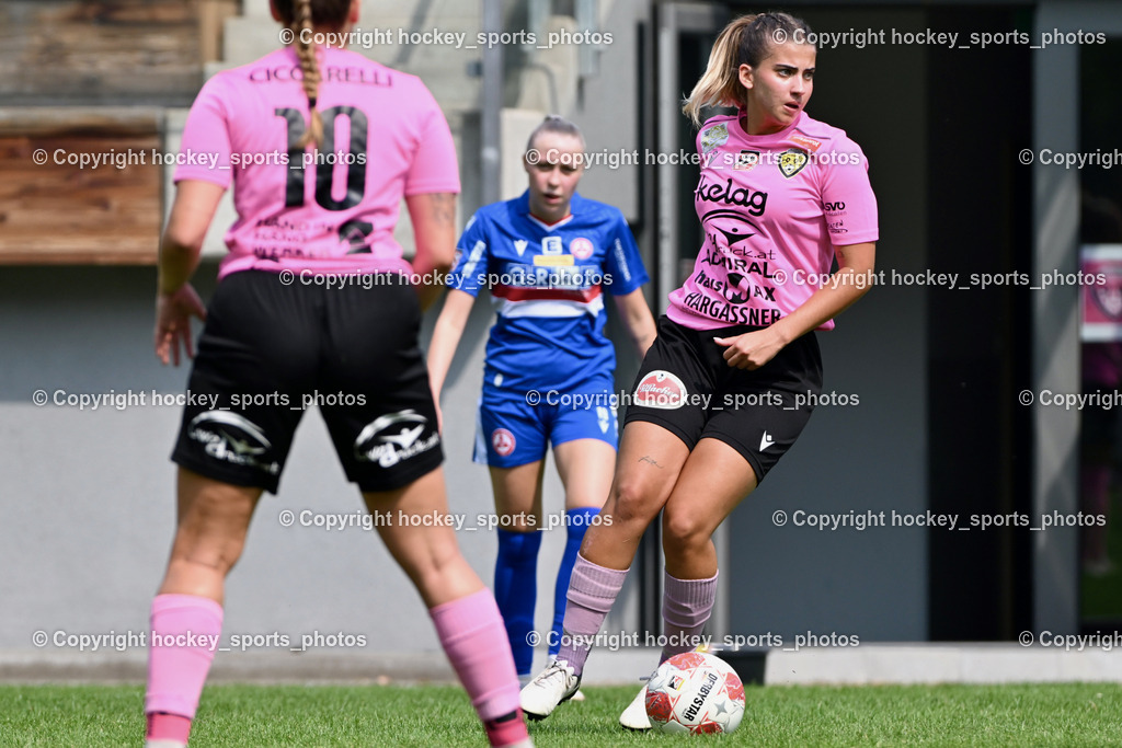 Carinthians Hornets vs. GAK 1902 Frauen | #9 Alicia Morgenstern Carinthians Hornets, Carinthians Hornets vs. GAK 1902 Frauen, Carinthians Hornets vs. GAK 1902 Frauen am 01.09.2024 in Sachsenburg (Sportplatz Sachsenburg), Austria, (Photo by Bernd Stefan)