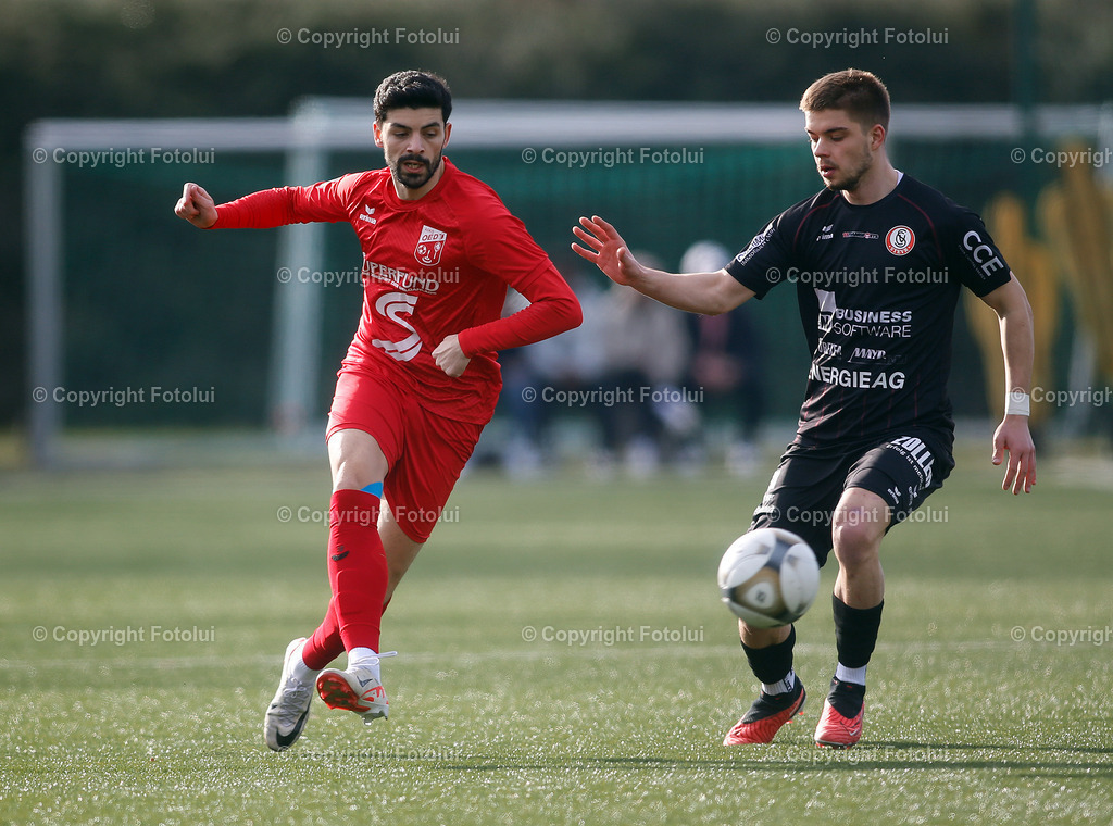 A_LUI_24022024_00001 | SPORT,FUSSBALL,TESTSPIEL ASKOE OEDTVORWAERTS STEYR 24.02.2024 IM BILD:BUENYAMIN KARATAS UND MERITON KABASHAJ (V.STEYR)  FOTO:FOTOLUI