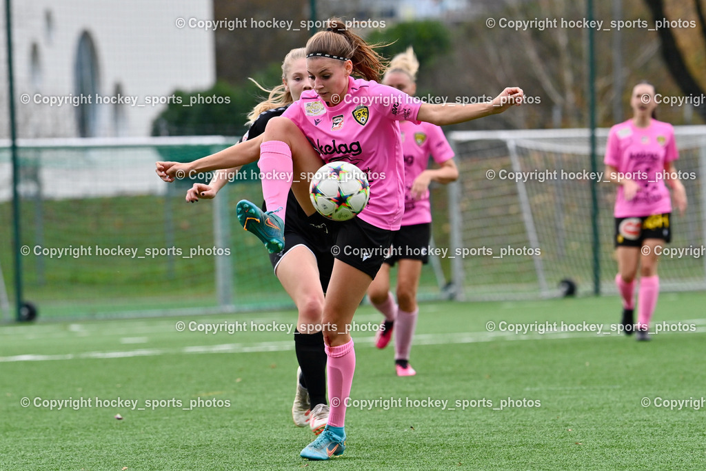 Liwodruck Carinthians Hornets vs. FC Pingau Saalfelden Frauen 29.10.2023  | #21 Julia Starchl, #18 Peyton Taylor Chick
