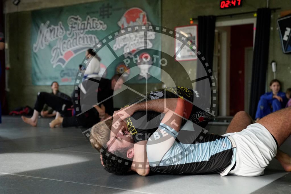 20240413PBB6609 | Fighters compete during the Grapplethon 24hours of rolling for a reason in Hamburg, Germany, on April 13, 2024.