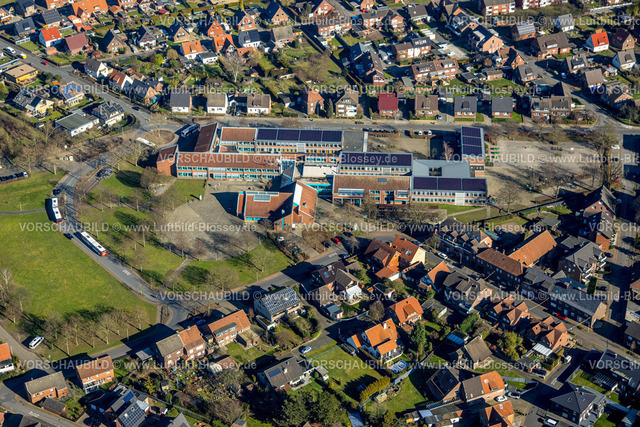 Olfen230206607 | Luftbild, Wolfhelmschule Gesamtschule, Olfen-Stadt, Olfen, Münsterland, Nordrhein-Westfalen, Deutschland