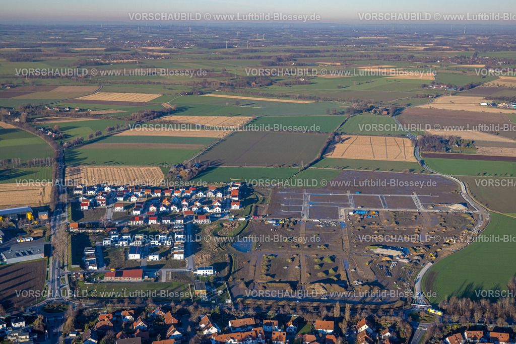 Soest230206186 | Luftbild, Baugebiet Wohnquartier Neuer Soester Norden, zwischen Oestinghauser Landstraße und Weslarner Weg, Walburger, Soest, Soester Börde, Nordrhein-Westfalen, Deutschland