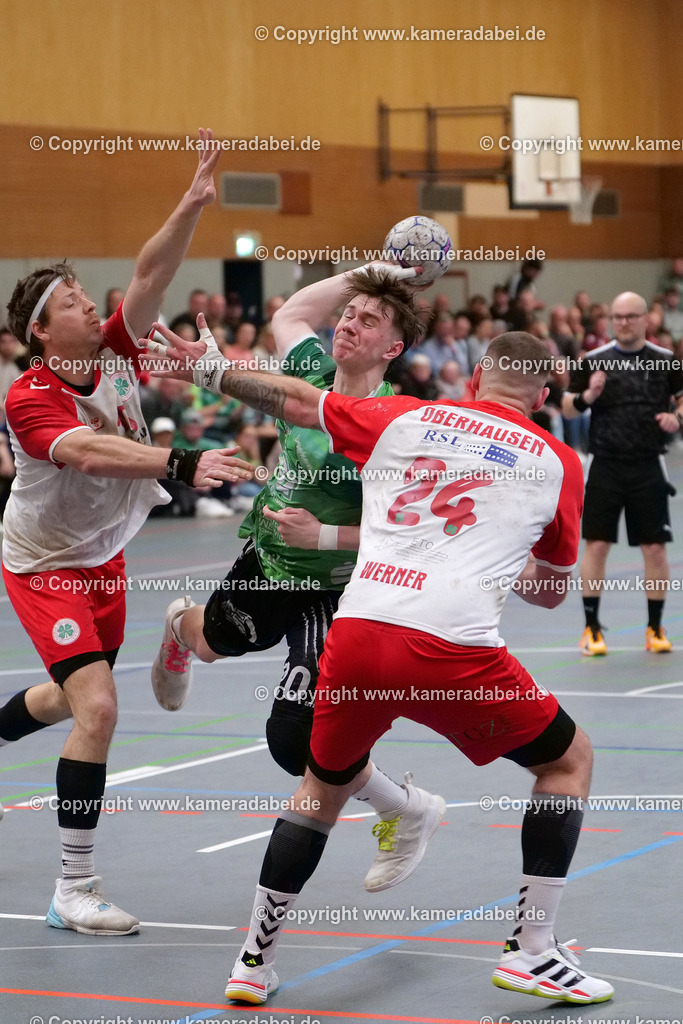 Handball : Verbandsliga Herren: TB Oberhausen - RW Oberhausen  am 12.04.2026 in Oberhausen. | Handball : Verbandsliga Herren: TB Oberhausen - RW Oberhausen  am 12.04.2026 in Oberhausen. - Realisiert mit Pictrs.com