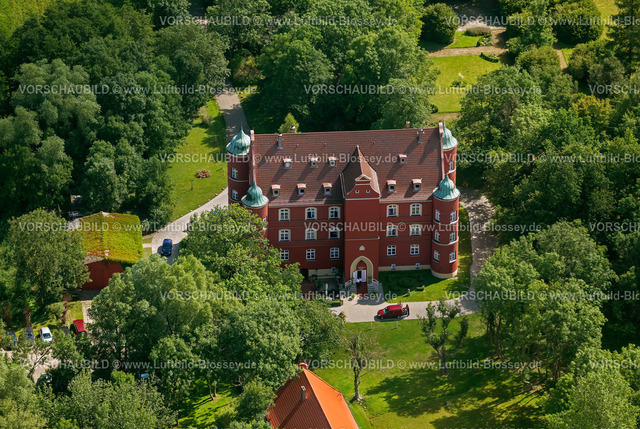 Ruegen12083097SchlossSpyker | Luftbild, Schlosshotel, Schloss Spyker, Schwedenschloss,  Glowe, Insel Rügen, Mecklenburg-Vorpommern, Deutschland, Europa