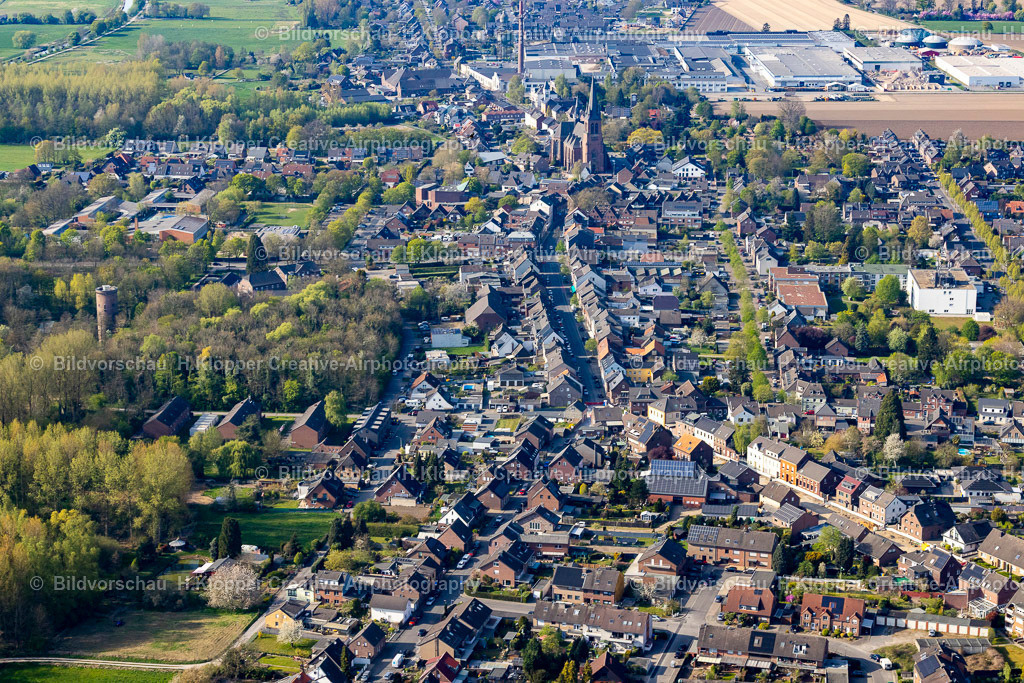 Luftbilder Grefrath-0104 | Luftbildfotografie Luftbild Ortsansicht Grefrath Oedt - Realisiert mit Pictrs.com