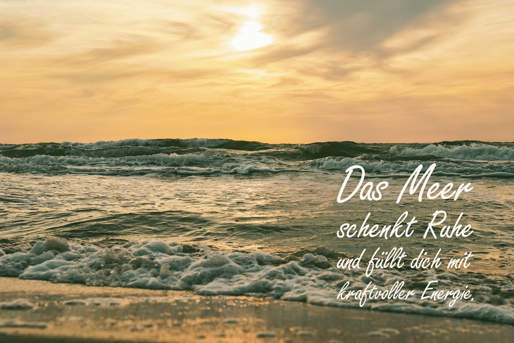 Meer Kalender 2026 - Ostseemotiv mit Text | Gestalten Sie Ihr Zuhause mit einzigartigen Bildern von Ostsee u. Nordsee – als Leinwandbild, Acryl, Alu-Dibond oder FineArt Hahnemühle, individuell anpassbar.
