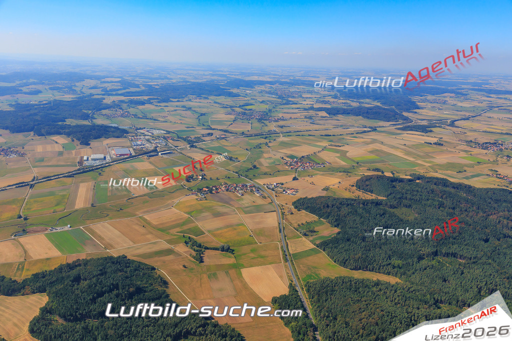 Luftbild von Reichenbach Feuchtwangen - Luftaufnahme wurde 2016 von https://frankenair.de mittels Flugzeug (keine Drohne) erstellt - die Geschenkidee